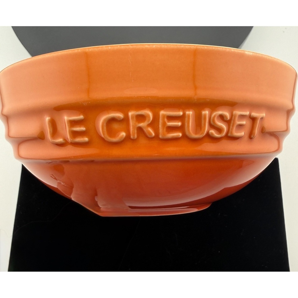 Le Creuset Cereal Bowl Orange Flame With Cream Interior-Replacement-Bowl